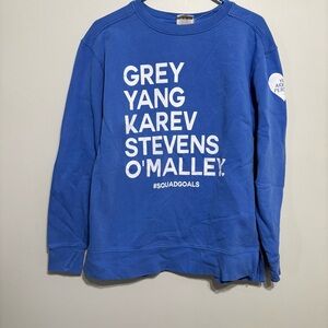 Greys Anatomy Blue Long Sleeve Women Size small